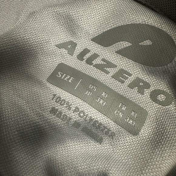🆕 ALLZERO Mens Golf Polo Quick Dry Shirt Size XL (gray) - Picture 7 of 12